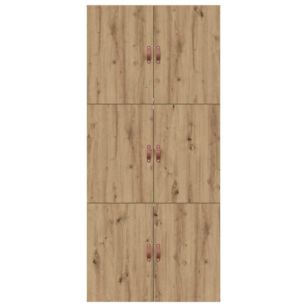 Storage Bed Frame Artisan Oak 100 x 200 cm Engineered Wood