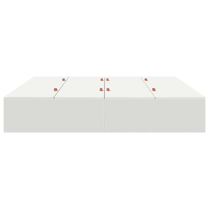 Storage Bed Frame White 180 x 200 cm Engineered Wood