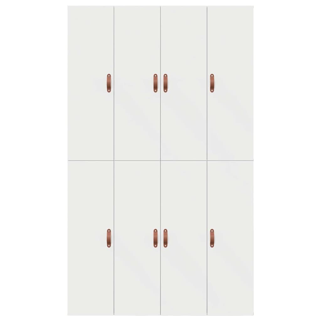 Storage Bed Frame White 120 x 190 cm Engineered Wood