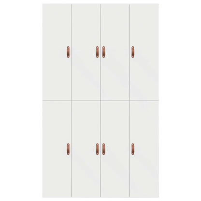 Storage Bed Frame White 120 x 190 cm Engineered Wood