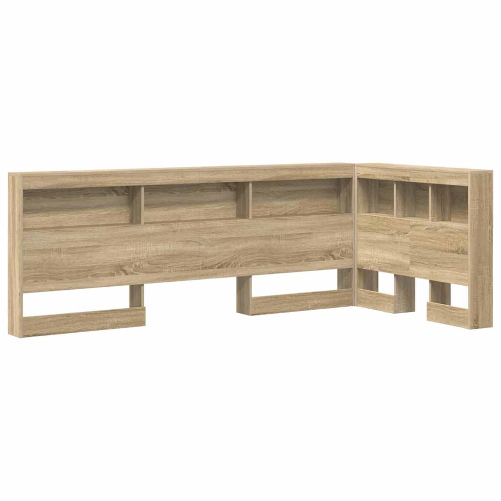 Storage Headboard Sonoma Oak 80 cm Engineered Wood