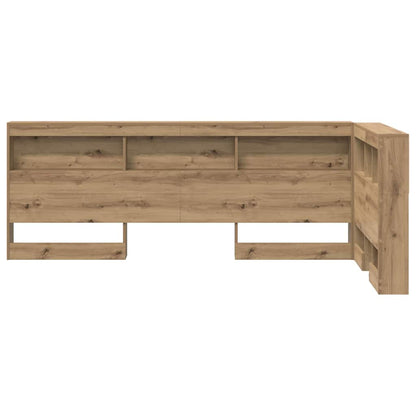 Storage Headboard Artisan Oak Engineered Wood
