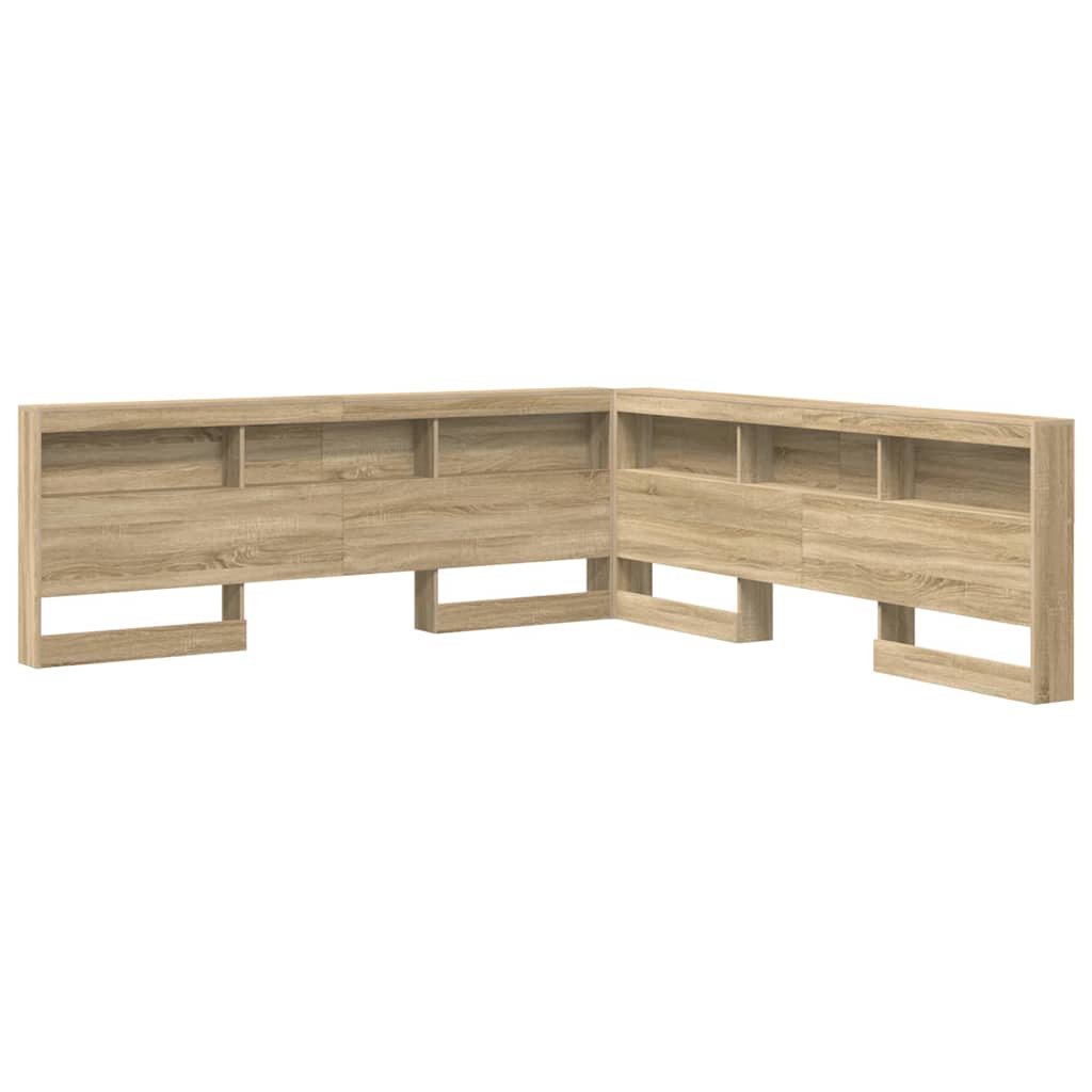 Storage Headboard Sonoma Oak Engineered Wood