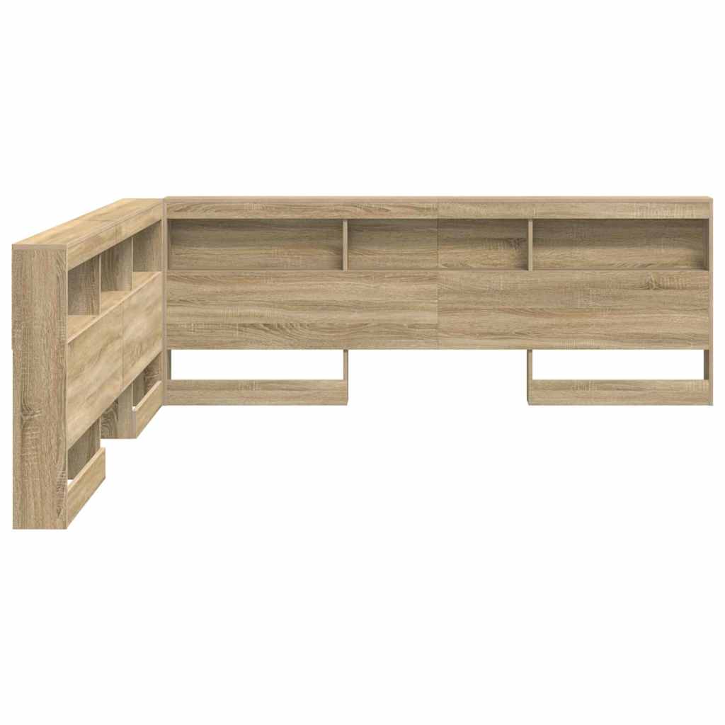 Storage Headboard Sonoma Oak Engineered Wood