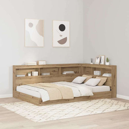Storage Headboard Artisan Oak Engineered Wood