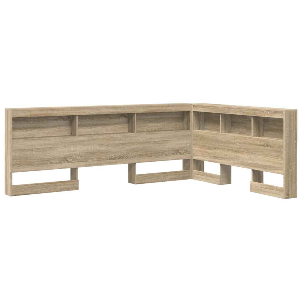 Storage Headboard Sonoma Oak Engineered Wood