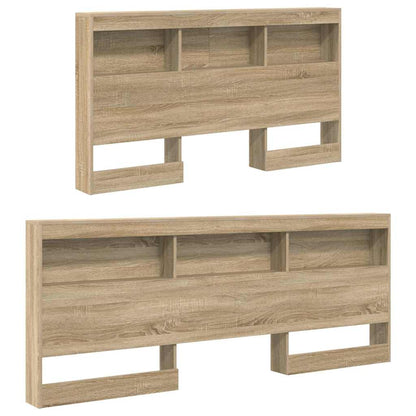 Storage Headboard Sonoma Oak Engineered Wood