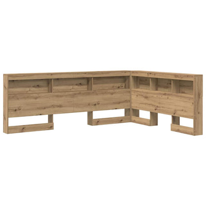 Storage Headboard Artisan Oak Engineered Wood