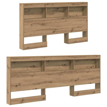 Storage Headboard Artisan Oak Engineered Wood