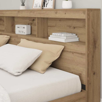 Storage Headboard Artisan Oak Engineered Wood