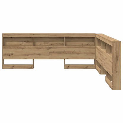 Storage Headboard Artisan Oak Engineered Wood