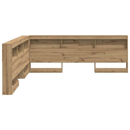 Storage Headboard Artisan Oak Engineered Wood