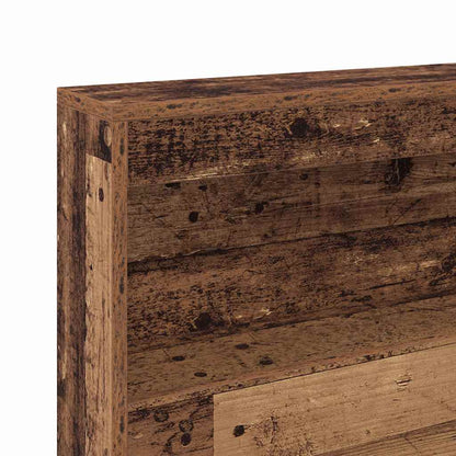 Storage Headboard Old Wood Engineered Wood