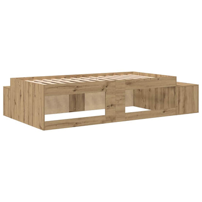 Storage Bed Frame Artisan Oak 80 cm Engineered Wood