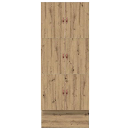 Storage Bed Frame Artisan Oak 100 cm Engineered Wood