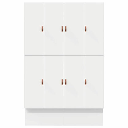 Storage Bed Frame with Drawer White 150 cm Engineered Wood