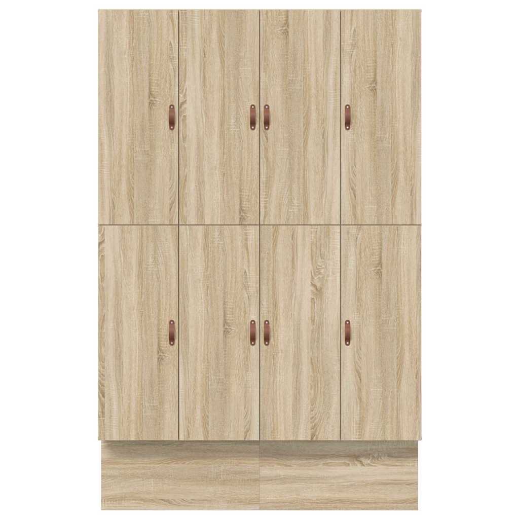 Storage Bed Frame with Drawer Sonoma Oak 150 cm Engineered Wood