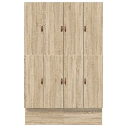 Storage Bed Frame with Drawer Sonoma Oak 150 cm Engineered Wood