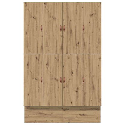 Storage Bed Frame Artisan Oak 150 cm Engineered Wood