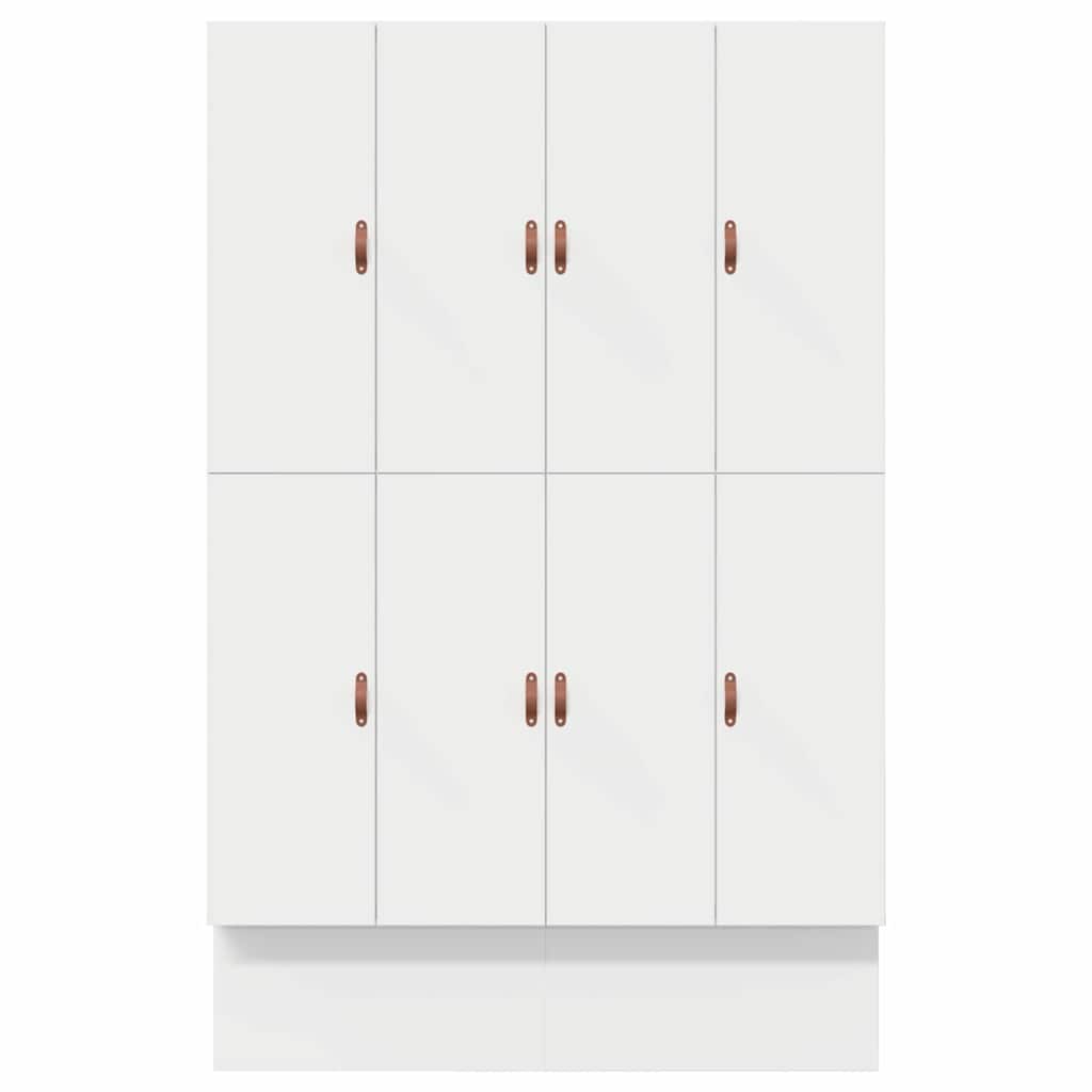 Storage Bed Frame with Drawer White 160 cm Engineered Wood