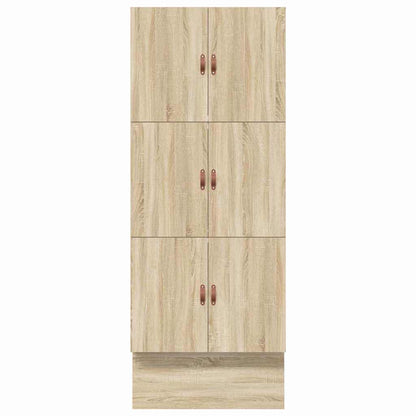 Storage Bed Frame with Drawer Sonoma Oak 75 cm Engineered Wood