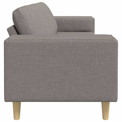 Living Room Couch Taupe 250 x 77 x 76 cm Polyester