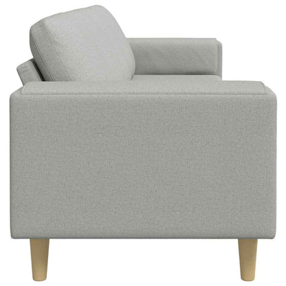 Living Room Couch Cloud Grey 250 x 77 x 76 cm Polyester
