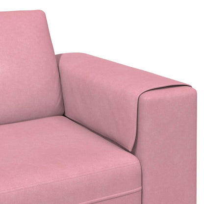 Living Room Couch Pink 250 x 77 x 76 cm