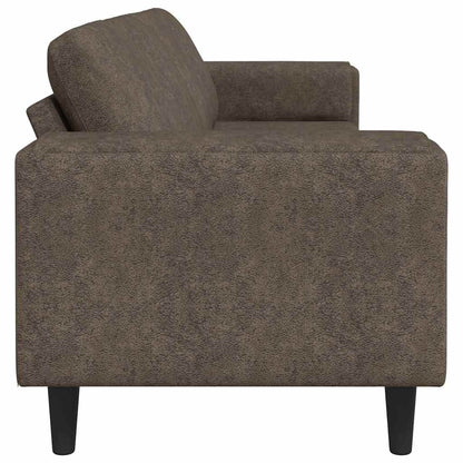 Living Room Couch Dark Grey 250 x 77 x 76 cm