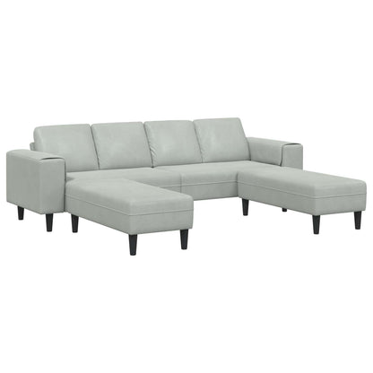 Living Room Couch 3 pcs Light Grey