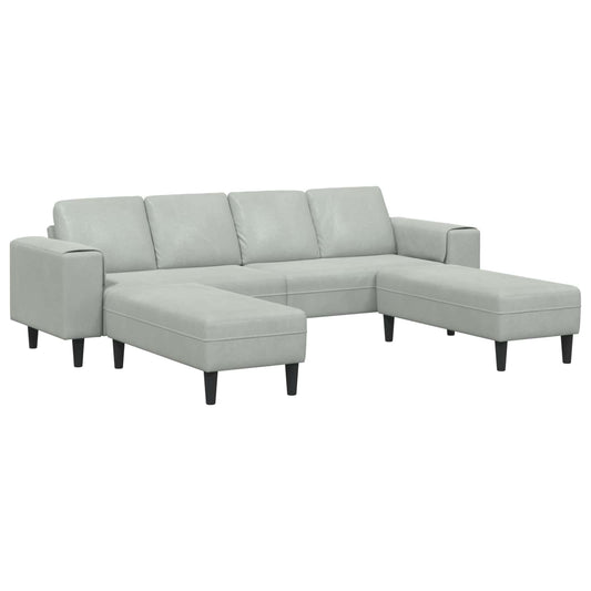 Living Room Couch 3 pcs Light Grey