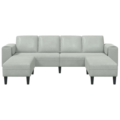 Living Room Couch 3 pcs Light Grey