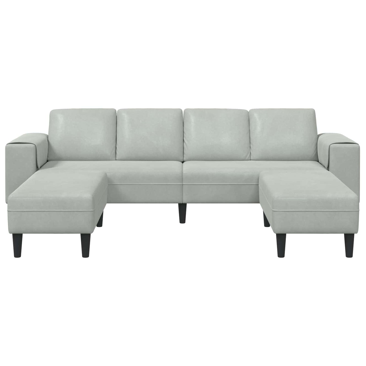 Living Room Couch 3 pcs Light Grey