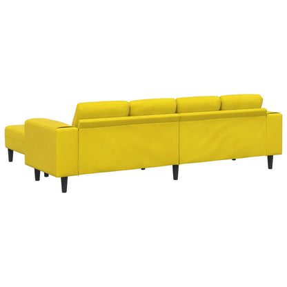 Living Room Couch 3 pcs Yellow