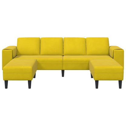 Living Room Couch 3 pcs Yellow