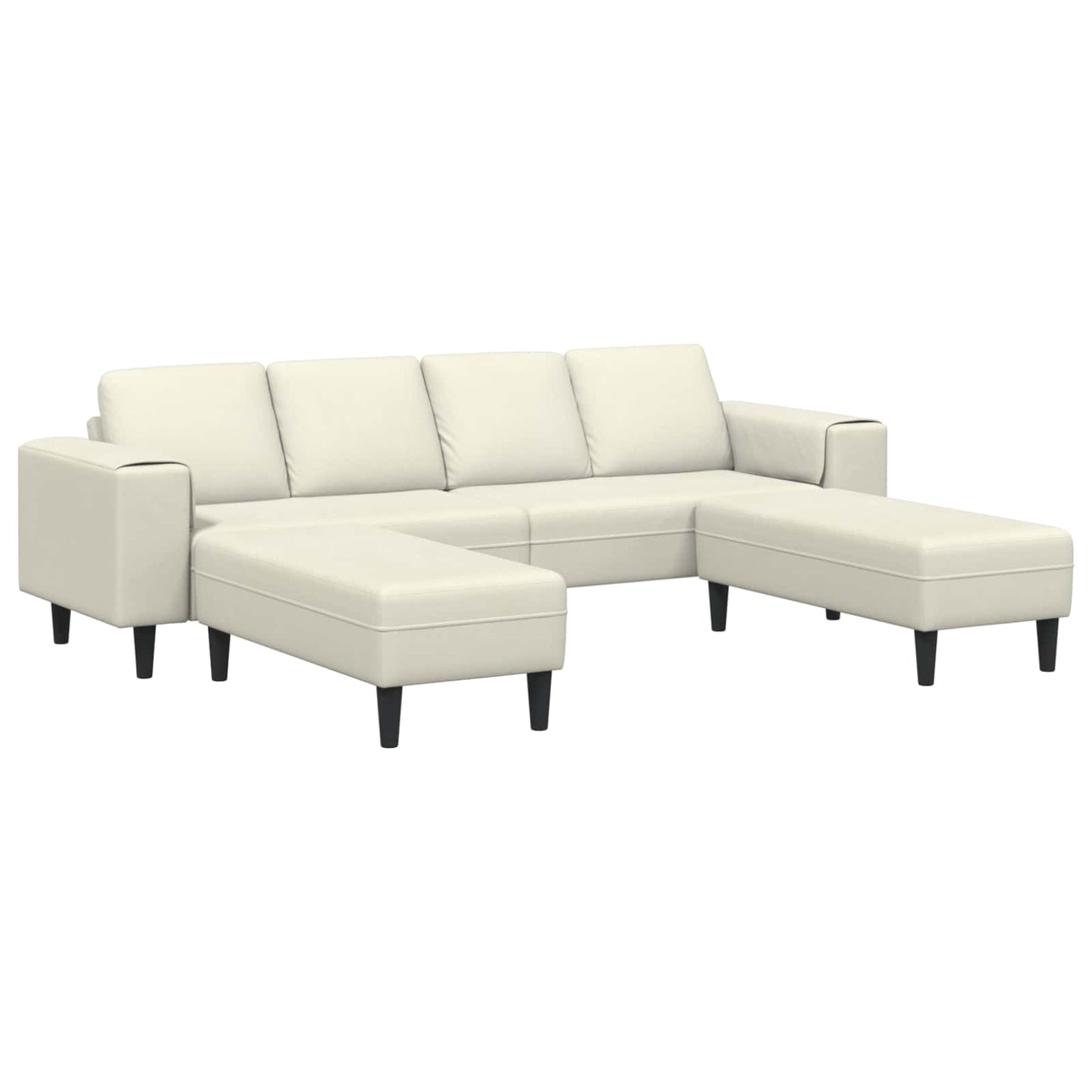 Living Room Couch 3 pcs Cream