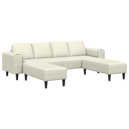 Living Room Couch 3 pcs Cream