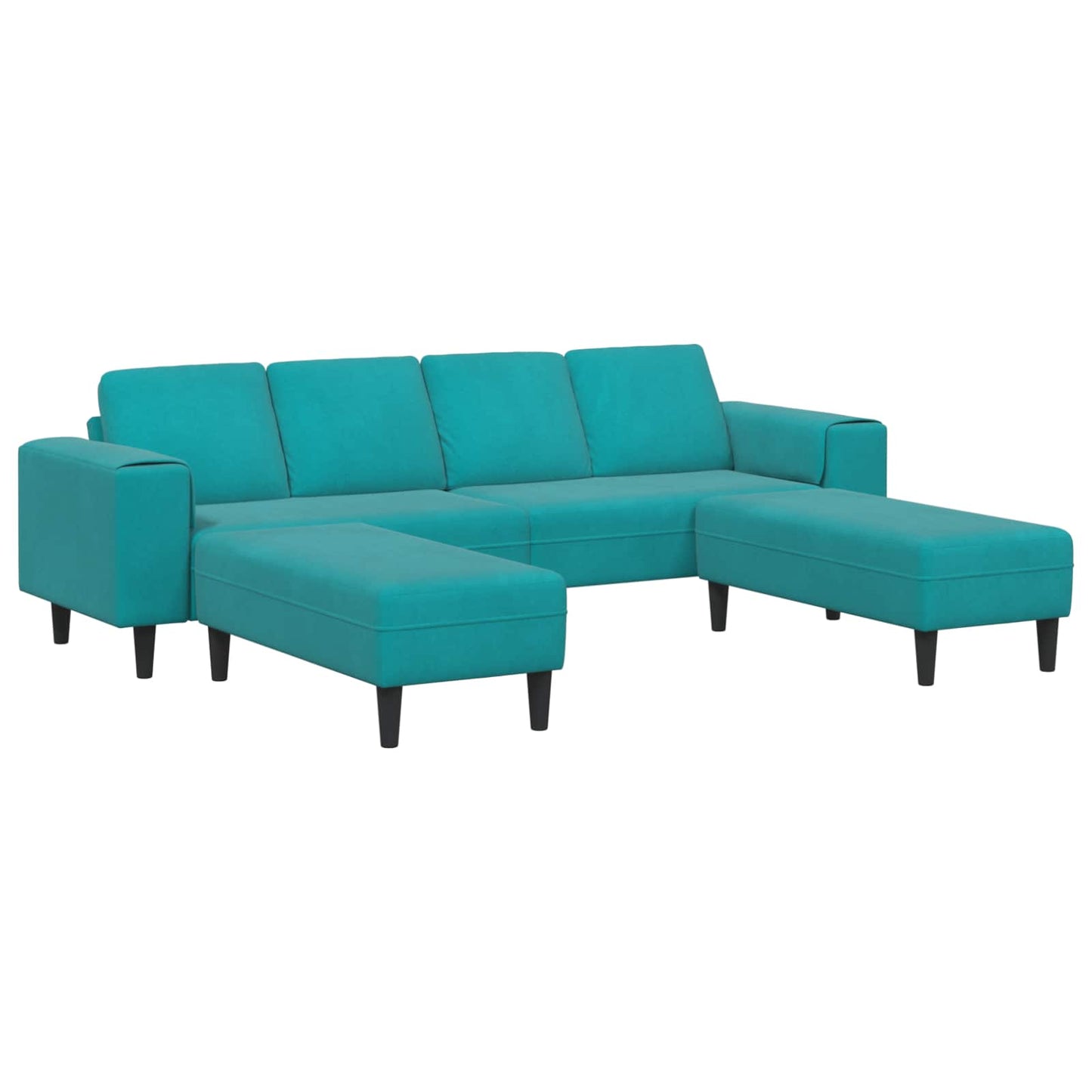 Living Room Couch 3 pcs Turquoise