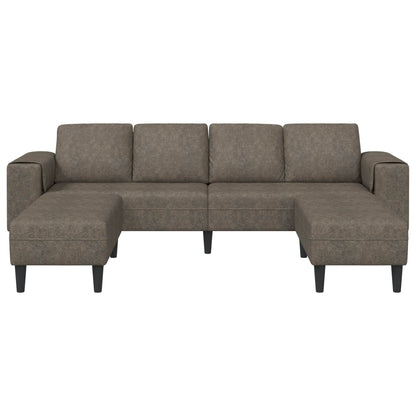 Living Room Couch 3 pcs Dark Grey
