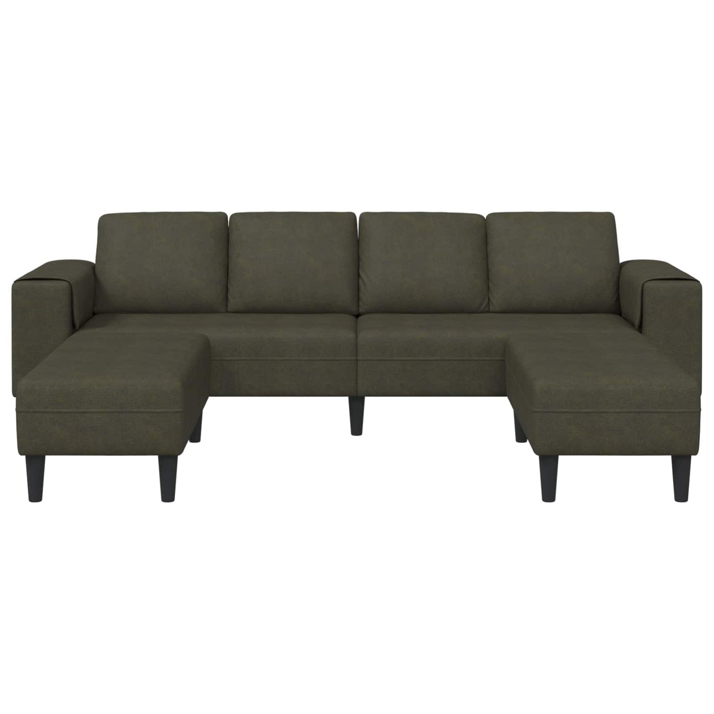 Living Room Couch 3 pcs Army Green
