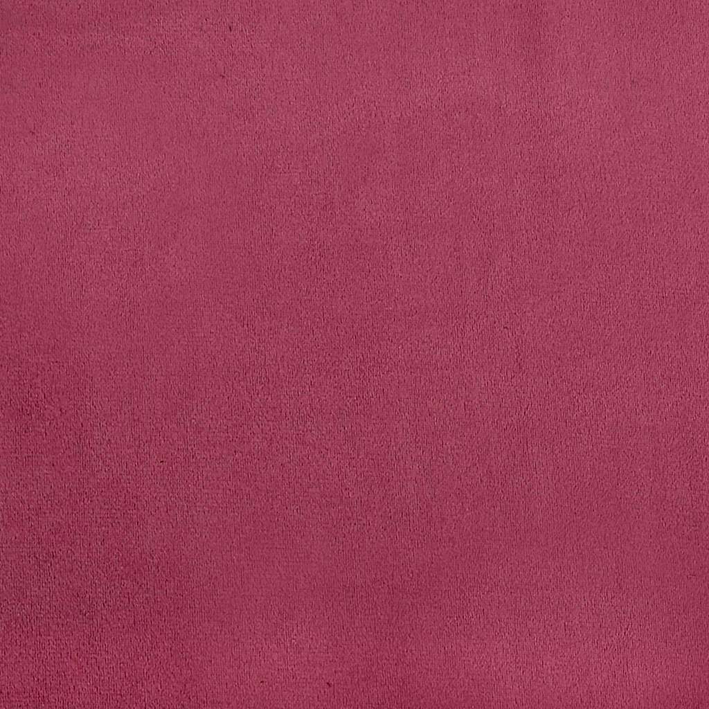 Sofa with Cushion Wine Red 250 x 77 x 76 cm Velvet