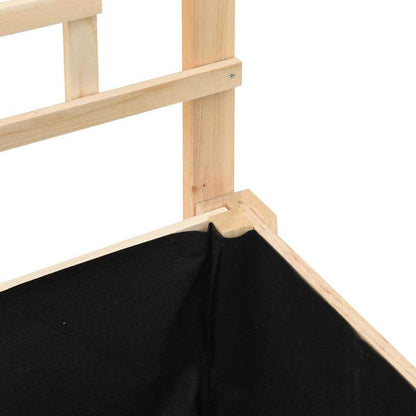 Garden Planter Beige 203.5 x 54 x 152.5 cm Solid Fir Wood
