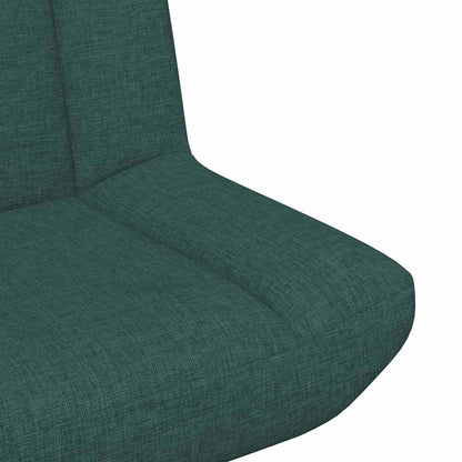 Swivel Chair Dark Green 63 x 75 x 76 cm Fabric