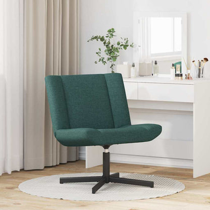 Swivel Chair Dark Green 63 x 75 x 76 cm Fabric