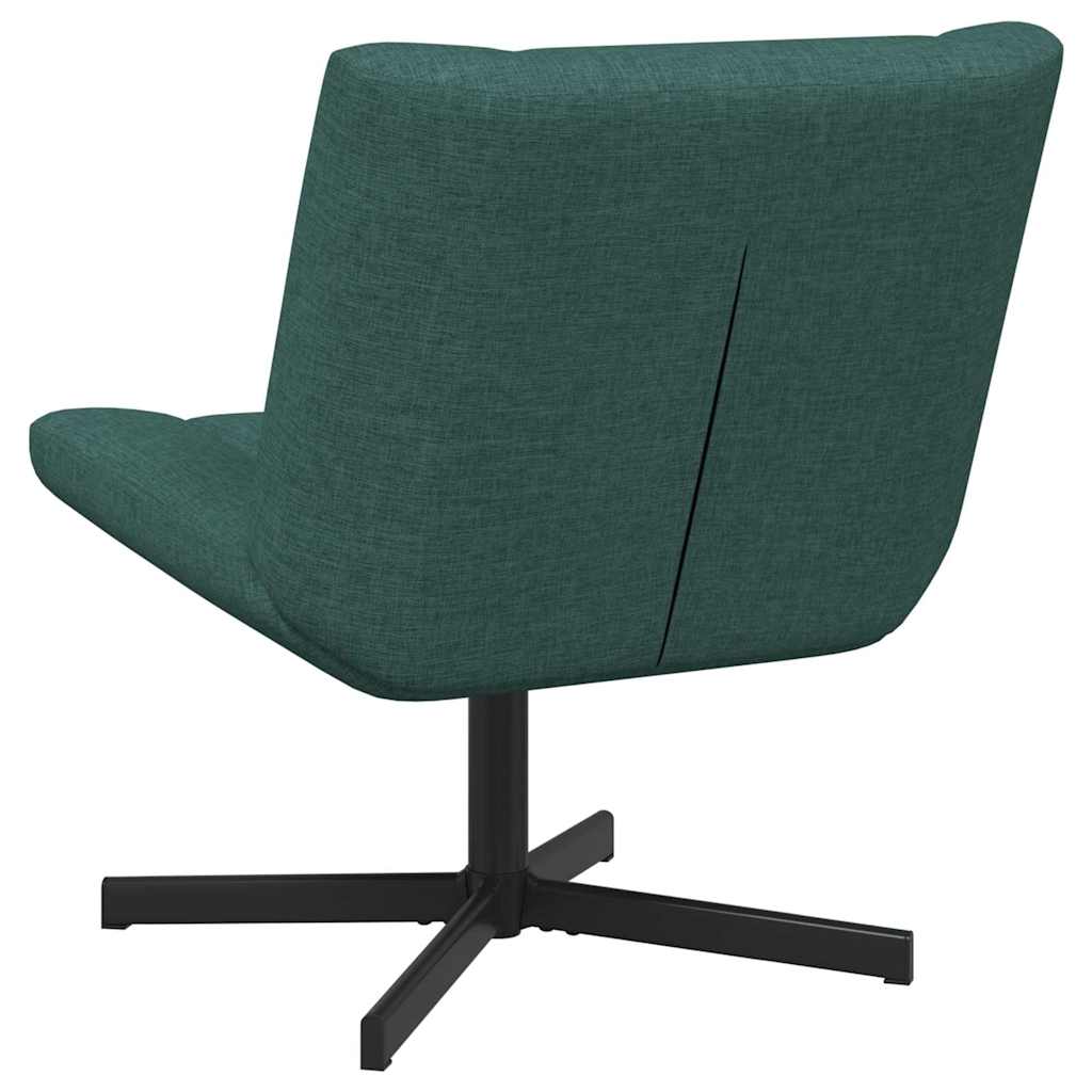 Swivel Chair Dark Green 63 x 75 x 76 cm Fabric