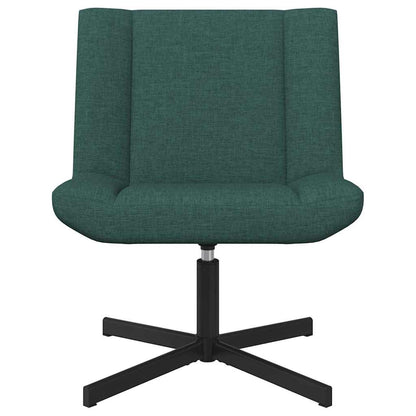 Swivel Chair Dark Green 63 x 75 x 76 cm Fabric