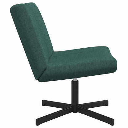 Swivel Chair Dark Green 63 x 75 x 76 cm Fabric