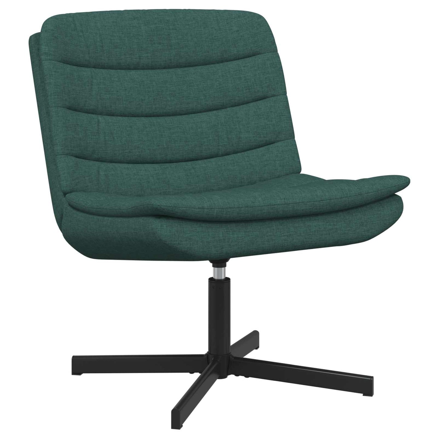 Swivel Chair Dark Green 63 x 75 x 76 cm Fabric