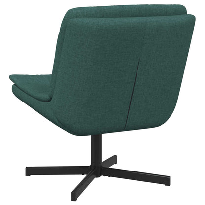 Swivel Chair Dark Green 63 x 75 x 76 cm Fabric