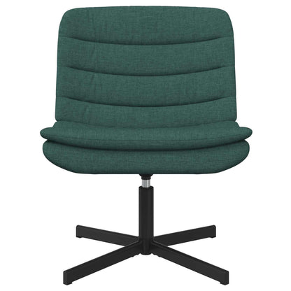 Swivel Chair Dark Green 63 x 75 x 76 cm Fabric